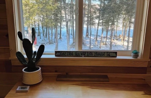 Dover-Foxcroft House | NEW! Tranquil Lake Front Home Tucked in Quiet Cove on pristine Sebec Lake
