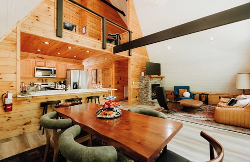 Wears Valley Cabin | New Unique A-Frame! Prime Location, Pool, Hot Tub!