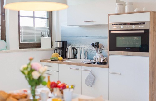 Zingst Apartment | New, very chic studio for 2 people near the beach with barrel sauna