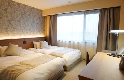Toon Hotel | New Wing Economy Twin Room | Breakfast included/Toon Ehime