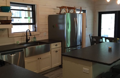 Thompsonville Cabin | Newer home within walking distance of Crystal Mountain Resort - EV car charger