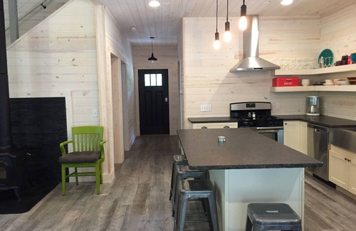 Thompsonville Cabin | Newer home within walking distance of Crystal Mountain Resort - EV car charger