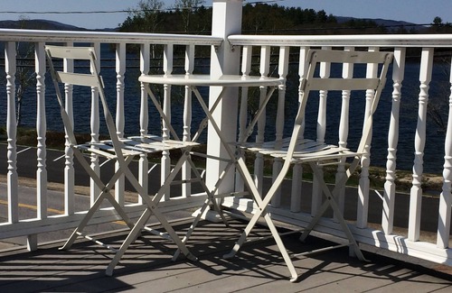 Bristol Cabin | Newfound Lake Upstairs 2 Br W/Private Roof Deck Across From Cummings Beach