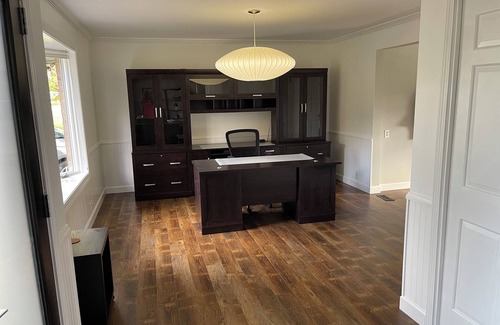 Kalamazoo House | "Newly appointed 3-bedroom home w/ AC, WiFi, 2.5 car garage, and large lawn!"