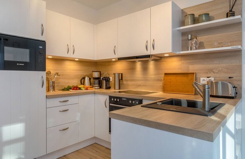 Zingst Apartment | Newly built exclusive vacation apartment with heated cabin