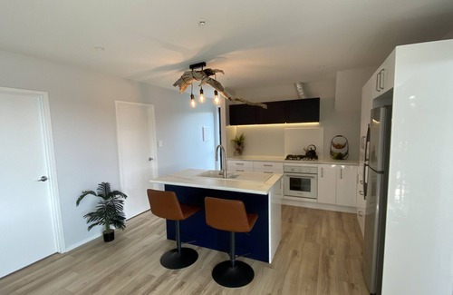 Tryphena House | Newly built 2 bedroom house with views and swimming beach 5 mins away