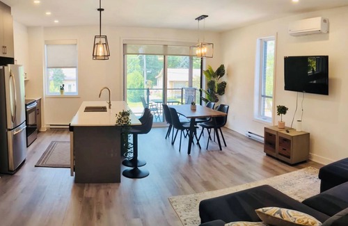 Sainte-Catherine Condo | Newly built condo, with excellent natural light, 20 minutes from the airport.