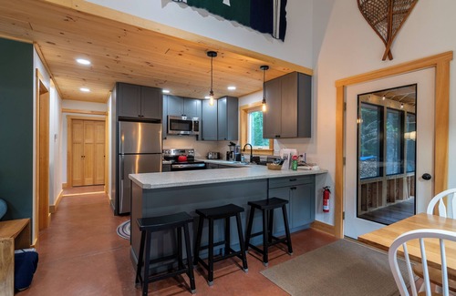Stratton House | Newly built custom home nestled on the edge of the Bigelow Preserve