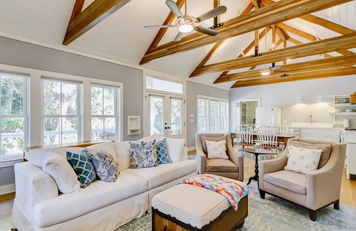Edisto Island House | Newly built, custom home 3 blocks from beach with screened porch & deck