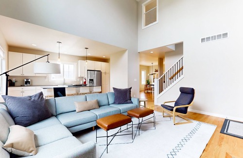 Sawyer House | Newly-built home on a grassy lot with washer/dryer & screened deck