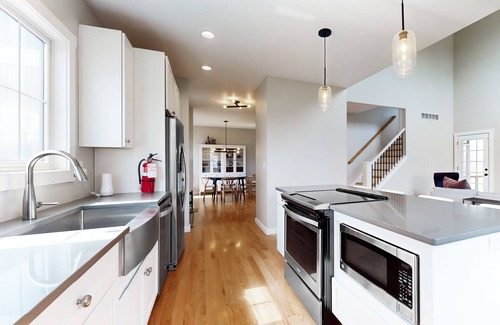 Sawyer House | Newly-built home on a grassy lot with washer/dryer & screened deck