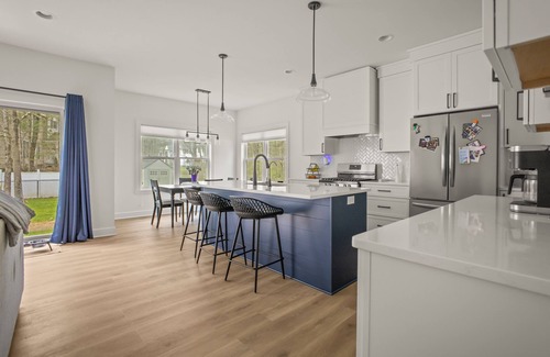 Saratoga Springs House | Newly built, open-concept spacious home by the water. 10 minutes to the track.