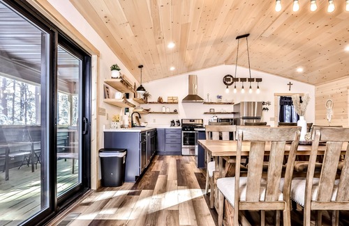 Star Lake House | Newly built wilderness retreat with a balcony, grill, firepit, game room, and AC