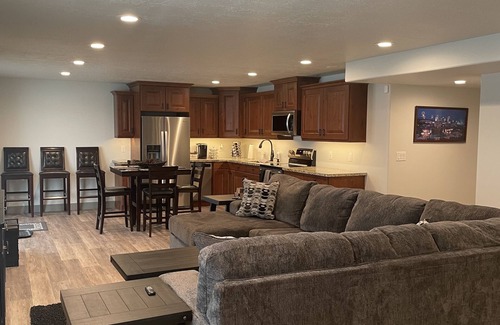 West Jordan House | Newly finished basement apartment with private patio.