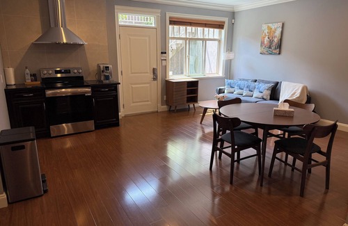 West Side House | Newly furnished Queen-bed Room2, shared bath and common space