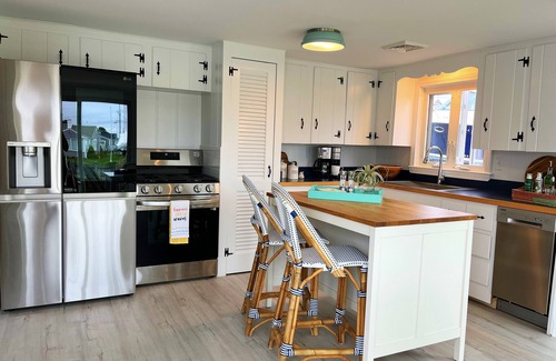 West Dennis House | Newly furnished, sunny waterfront house with dock and walking distance to beach!