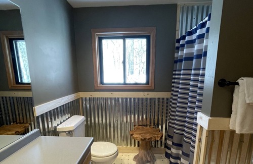 Rhinelander Cabin | Newly offered Amazing cabin on 5 wooded acres - close to trails and town