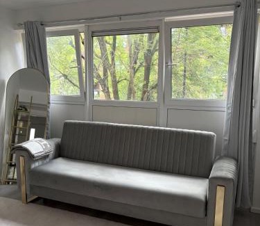 St. George's Apartment | Newly Refurbished - Stylish - Modern - And Cosy Flat - King Size Bed with Built In Speakers - Bedside Lamp - And USB Ports - Sofa Bed - In Islington North London