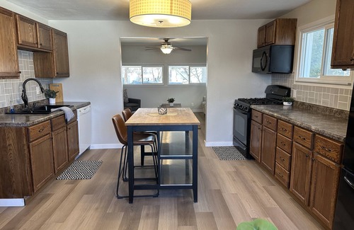 Clear Lake House | Newly remodeled 3 bedroom home. Steps from the legendary Surf Ballroom Sleeps 8!