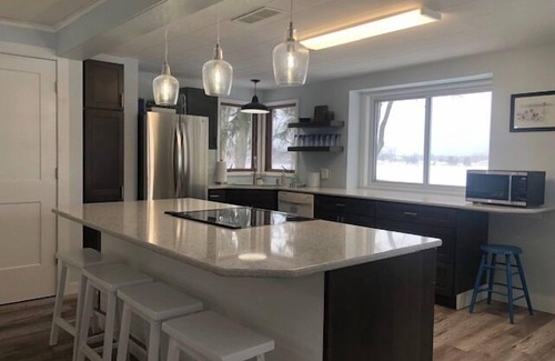 Scottville House | Newly Remodeled, 4 Bedroom, 2.5 Bathroom home on Oxbow Lake in Pentwater.