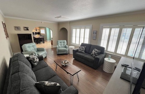 Oscoda House | Newly Remodeled 5 Bedroom Home - 1 Minute Walk to Lake Huron Beach!