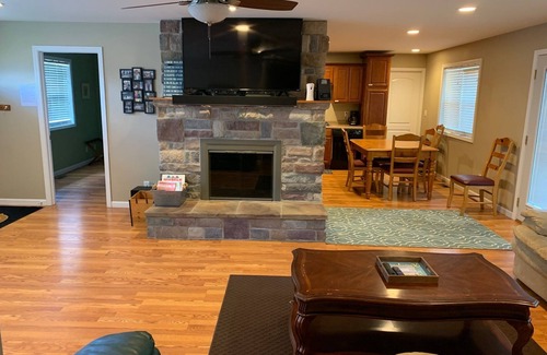 Monticello House | Newly Remodeled Home on Lake Shafer with 120 Ft Waterfront