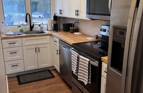 Lake Geneva House | Newly Remodeled Mid-Century Modern, Spacious, and Cozy Condo- Right on the Lake!