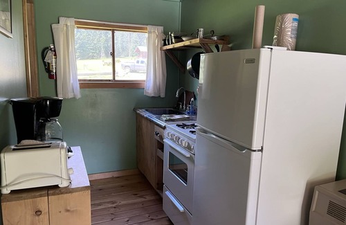 Cooke City-Silver Gate Apartment | Newly Remodeled Motel Room with 1 Queen Bed, Bathroom with shower. Full Kitchen. Situated close to the General Store in Silver Gate, MT