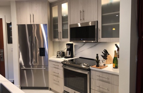 Olympic Valley Condo | Newly remodeled condo with the best views in the village