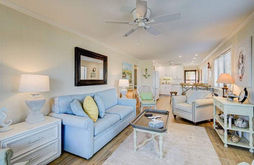 North Myrtle Beach Condo | Newly Renovated 2BR/2B Oceanfront & Inlet View Gated Condo With Pool - Sleeps 6