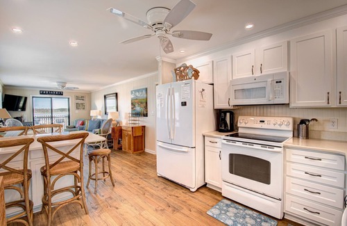 North Myrtle Beach Condo | Newly Renovated 2BR/2B Oceanfront & Inlet View Gated Condo With Pool - Sleeps 6