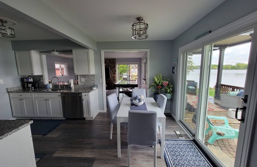Howell House | Newly renovated 3 bedroom lakefront home on all-sports Crooked Lake!