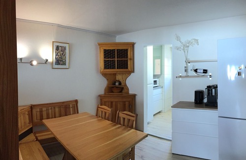 Leukerbad Apartment | Newly renovated apartment with scenic views in Swiss ski/hot bath resort