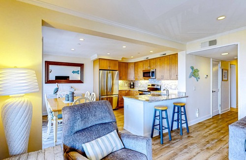 Folly Field Condo | Newly renovated beachfront condo with pool, tennis, restaurants, gym, & balcony