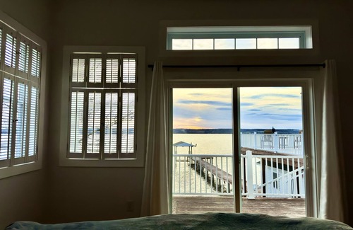 Romulus House | Newly Renovated East Shore Lakeside Ranch, Private Beach, Hot Tub, Boat Launch