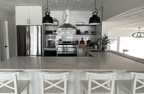 Hastings Cottage | Newly Renovated Family Waterfront Cottage w/Hot Tub and Wood Stove