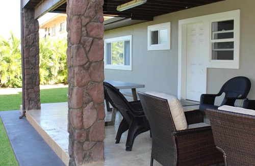 Laie Apartment | Newly renovated one-bedroom with A/C, Steps to Hukilau Beach, 30 Day