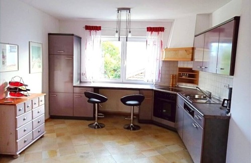 Berngau Apartment | Newly renovated vacation apartment (120sqm) in a quiet location and beautiful view with balcony
