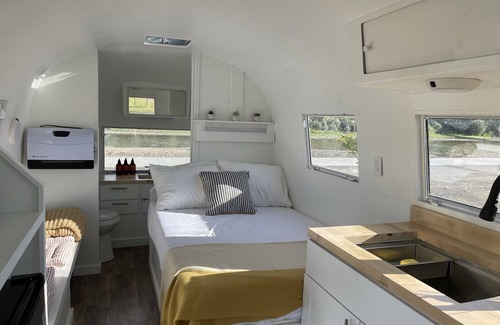 Pear Park House | Newly updated Airstream with modern amenities on the bank of the Colorado River.