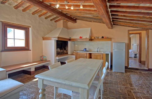 Montespertoli Other | Nice apartment for 2 guests with WIFI, A/C, pool, panoramic view and parking