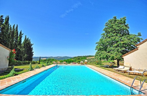 San Gimignano Apartment | Nice apartment for 2 guests with WIFI, pool, A/C, TV, patio, panoramic view and parking