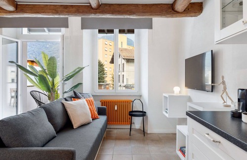 Bellinzona Apartment | Nice apartment for 4 guests with A/C, WIFI, TV, terrace, pets allowed and parking