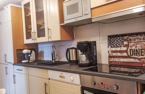 Sargstedt Apartment | Nice apartment for 2 guests with WIFI, TV, terrace and pets allowed