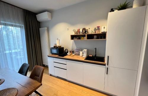 Engure Apartment | Nice apartment with a balcony by the sea.