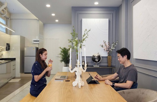 Talat Phlu House | Nice Decorated townhouse in local neighborhood, 10 minutes walk to BTS