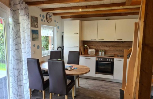 Travemuende House | Nice holiday home with a fireplace and free WiFi right on the Baltic Sea beach
