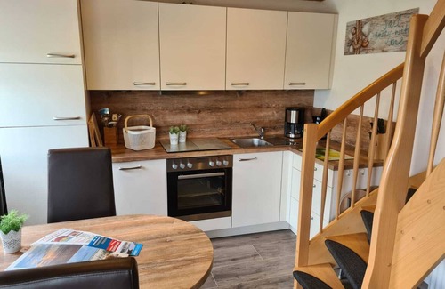 Travemuende House | Nice holiday home with a fireplace and free WiFi right on the Baltic Sea beach