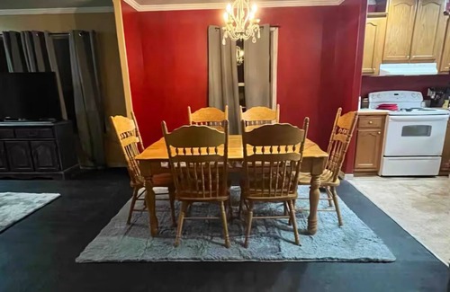 Red Jacket House | Nice private home in Matewan, close to trails! Hottub, Pool, fire pits & games!
