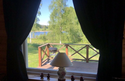 Bengtsfors Municipality House | Nice red-white cottage by the lake with a boat