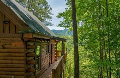 Sevierville House | Nice View Log Cabin Fireplace Hot Tub Pool Table